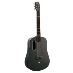 LAVA ME Blue Lava 36″ Smart Guitar with Air Flow Bag – Midnight Black