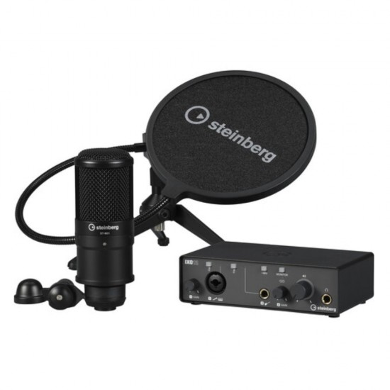 Steinberg IXO12 USB-C Audio Interface Pack - Black