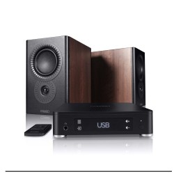 Mission LX CONNECT Wireless Speaker System - Walnut Pearl