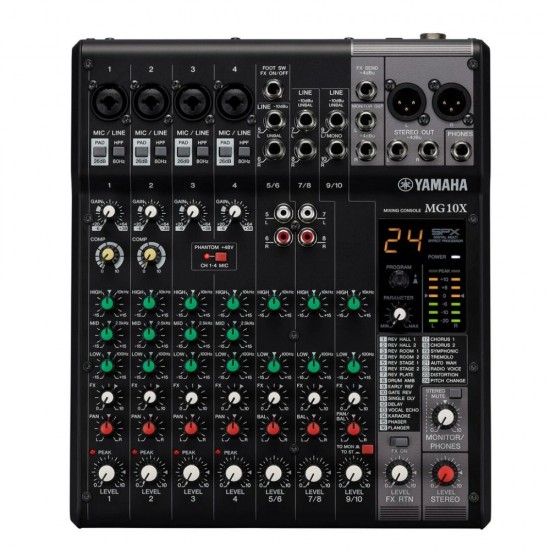Yamaha MG10X CV 10-channel Stereo Mixer Yamaha MG10X CV 10-channel Stereo Mixer