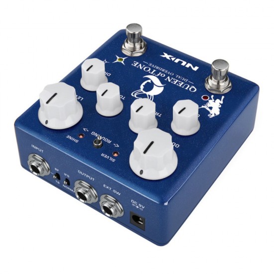 NUX NDO-6 Queen of Tone Overdrive Pedal NUX NDO-6 Queen of Tone Overdrive Pedal