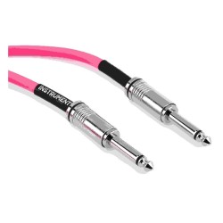 Ernie Ball P06413 Flex Straight to Straight Instrument Cable - 10-foot, Pink