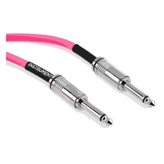 Ernie Ball P06413 Flex Straight to Straight Instrument Cable - 10-foot, Pink Ernie Ball P06413 Flex Straight to Straight Instrument Cable - 10-foot, Pink