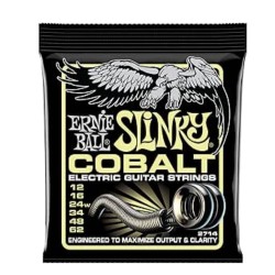 Ernie Ball P02714 Mammoth Slinky Cobalt Electric Guitar Strings 12-62 Gauge
