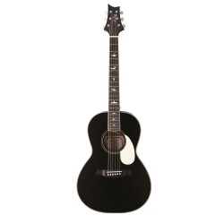 PRS SE Parlor Acoustic Guitar with Fishman SonoTone, Satin Black Top Finish Includes PRS Gig Bag