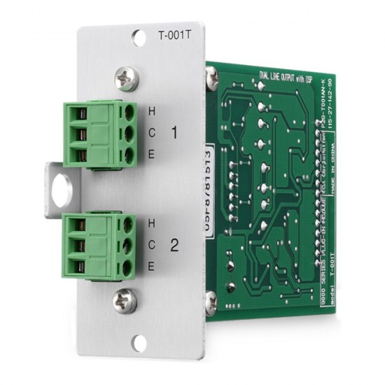 TOA T-001T Dual Line Output Expansion Module with DSP TOA T-001T Dual Line Output Expansion Module with DSP