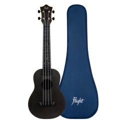 Flight TUC-35 Concert Travel Ukulele - Black