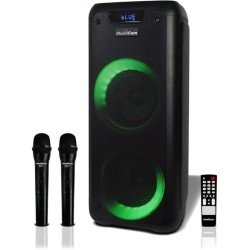 MediaCom MCI 525+ Party Speaker with 2 Wireless Professional Microphone