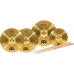 Meinl HCS Cymbal Set - 13H, 14C, 10S & SB106 Drumstick
