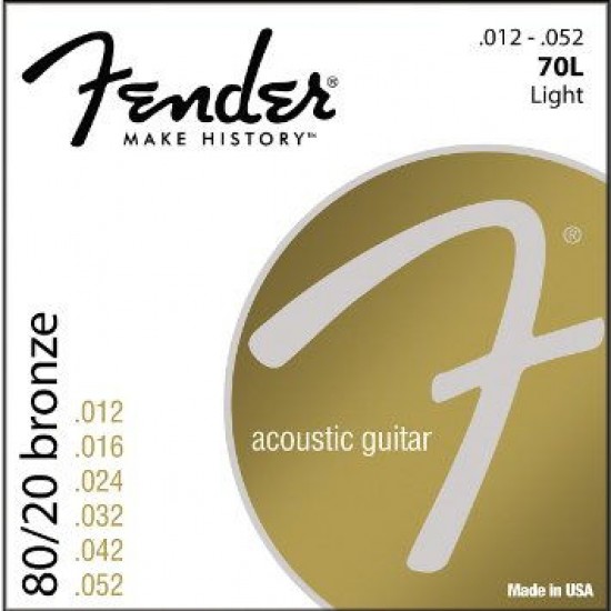 Fender 80/20 Bronze Acoustic Strings