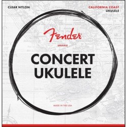 Fender 90C Concert Ukulele Nylon String, Set of 4