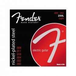 Fender Super 250L Light Nickel-Plated Steel Electric Guitar Strings