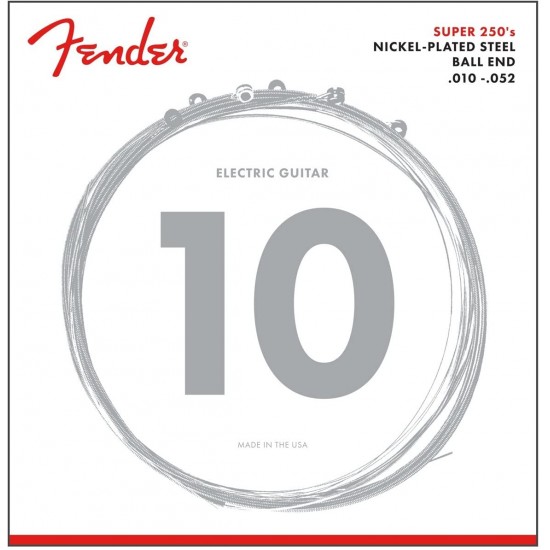Fender 250RH Nickel-Plated Steel Guitar Strings -Ball End Fender 250RH Nickel-Plated Steel Guitar Strings -Ball End