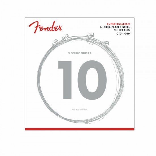 Fender 3250R Super Bullets Nickel Steel Electric Strings - .010-.046 Regular