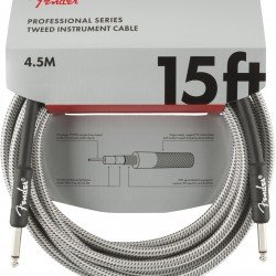 FENDER PROFESSIONAL SERIES INSTRUMENT CABLE, TWEED 0990820066