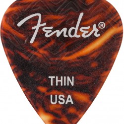 Fender 1983351100 Wavelength Celluloid Picks Thin