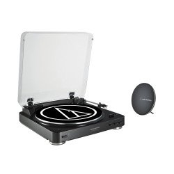 Audio Technica AT-LP60SPBT-BKWireless Turntable and Speaker System (AT-LP60BT Turntable + AT-SP60BT Speaker)