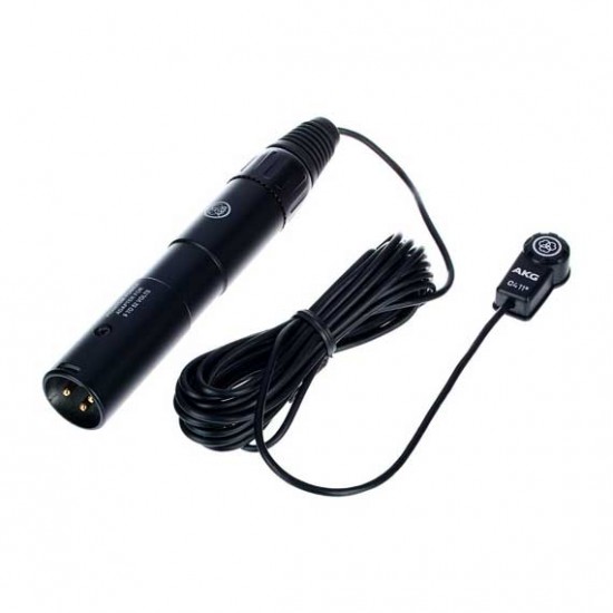 AKG C411 PP High-Performance Miniature Condenser Vibration Pickup AKG C411 PP High-Performance Miniature Condenser Vibration Pickup