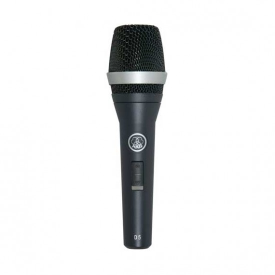 AKG Professional dynamic mic for lead and backing vocals on stage D5