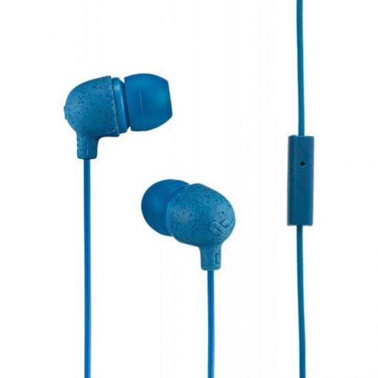 House Of Marley Little Bird Wired In Earphones, Navy - EM-JE061-NV House Of Marley Little Bird Wired In Earphones, Navy - EM-JE061-NV