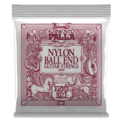 Ernie Ball Ernesto Palla Black & Gold Ball-End Nylon Classical Guitar Strings - Medium Tension