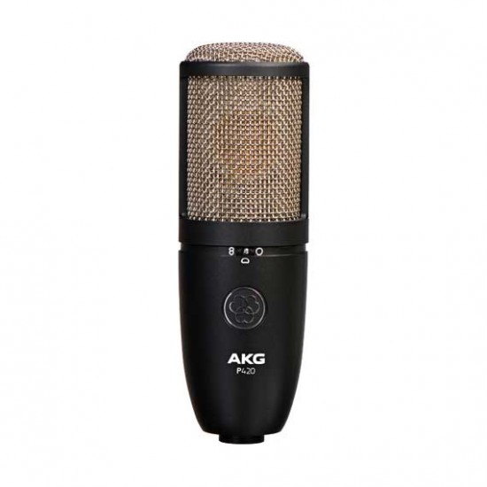 AKG P420 Professional Multi-Pattern Tube Microphone with Remote Control Unit