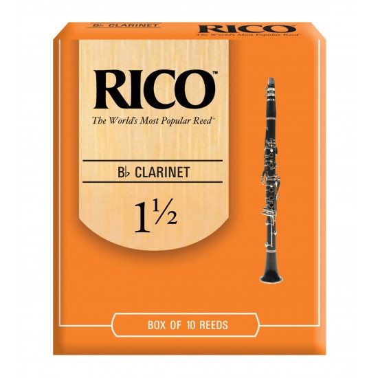Rico Bb Clarinet Reeds - 1.5 (Box Of 10)