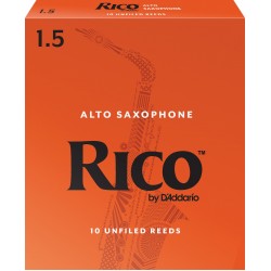 Rico Alto Saxophone Reeds - 1.5 (Box Of 10)