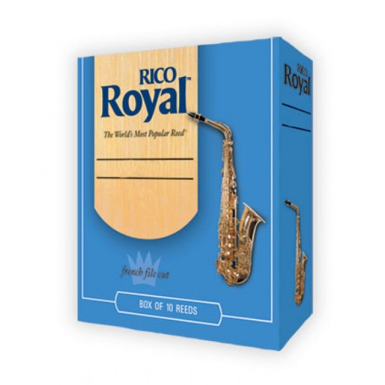 Rico Royal Tenor Saxophone Reeds - 1.0 (Box Of 10) Rico Royal Tenor Saxophone Reeds - 1.0 (Box Of 10)