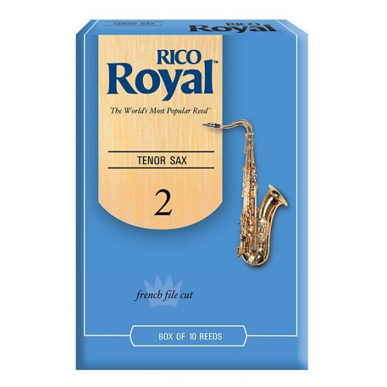 Rico Royal Tenor Saxophone Reeds - 2.0 (Single Reed)