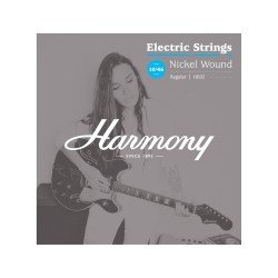 HARMONY HE02 NICKEL ELECTRIC GUITAR STRINGS, Regular, Gauge 10/46