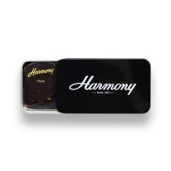 Harmony CELLULOID TORTOISE STANDARD GUITAR PICK,THIN,12-PICK- HMN023001