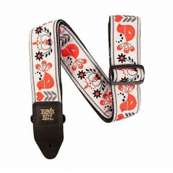 Ernie Ball P04689 Jacquard Guitar Strap - Red Bird Winter