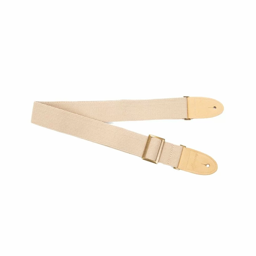 HARMONY COTTON GUITAR STRAP CREAM HMN02500