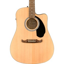 Fender 0971113221 - FA-125CE Dreadnought Acoustic Guitar with Walnut Fingerboard - Natural    