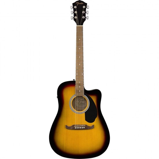 Fender 0971113532 - FA-125CE  Dreadnought  Acoustic Guitar Walnut Fingerboard - Sunburst 