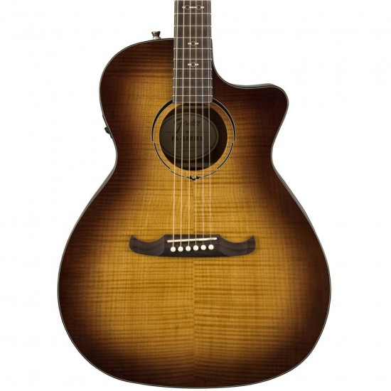 Fender FA-345CE Auditorium Electro Acoustic Guitar in 3-Tone Tea Burst 0971343064 