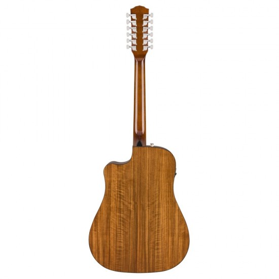 Fender 0970293321 CD-140SCE 12 Strings Dreadnought Cutaway Acoustic Guitar with Case - Natural      