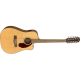 Fender 0970293321 CD-140SCE 12 Strings Dreadnought Cutaway Acoustic Guitar with Case - Natural      