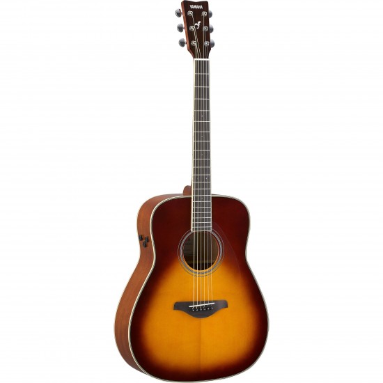 Yamaha FG-TA TransAcoustic Dreadnought - Brown Sunburst