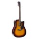 Yamaha FX370C Acoustic Electric Guitar, Tobacco Sunburst Yamaha FX370C Acoustic Electric Guitar, Tobacco Sunburst