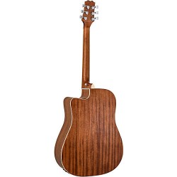 PEAVEY DW 2 CE Solid Top Cutaway Electro Acoustic Guitar Natural