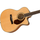 Fender Paramount PM-3 Triple-0 Standard Electro-Acoustic Guitar 0970333321 - Natural