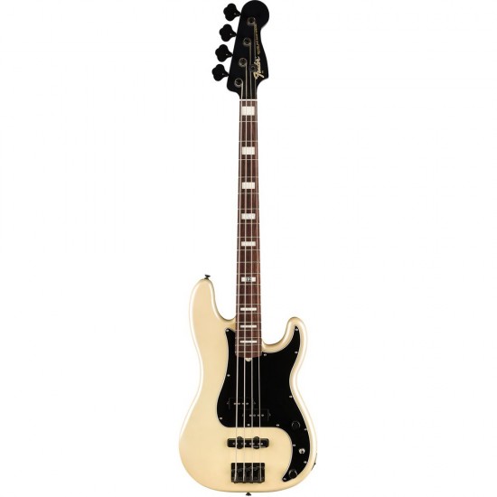 Fender Duff Mckagan Deluxe Precision Bass Electric Guitar-White Pearl- 0146510334