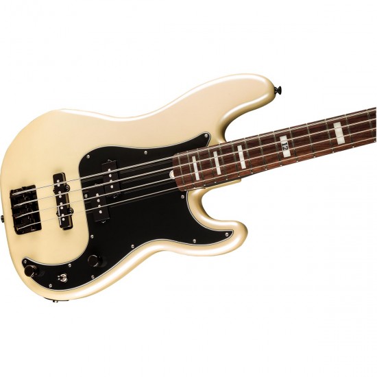 Fender Duff Mckagan Deluxe Precision Bass Electric Guitar-White Pearl- 0146510334