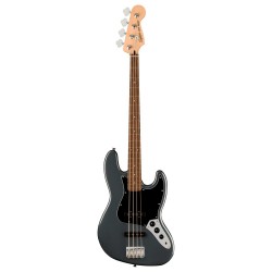 Fender Squier Affinity Series Jazz Bass Charcoal Frost Metallic with Maple Fingerboard- 0378601569