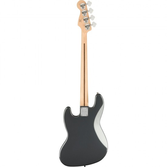 Fender Squier Affinity Series Jazz Bass Charcoal Frost Metallic with Maple Fingerboard- 0378601569