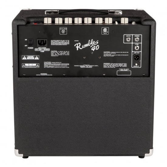 Fender Rumble 40 V3 Combo Bass Amplifier 2370306900