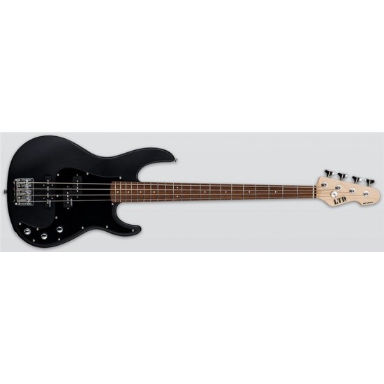 ESP LTD AP-204  4-String Bass, Black Satin 