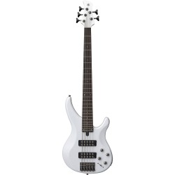 Yamaha TRBX305 5 String Electric Bass Guitar - White